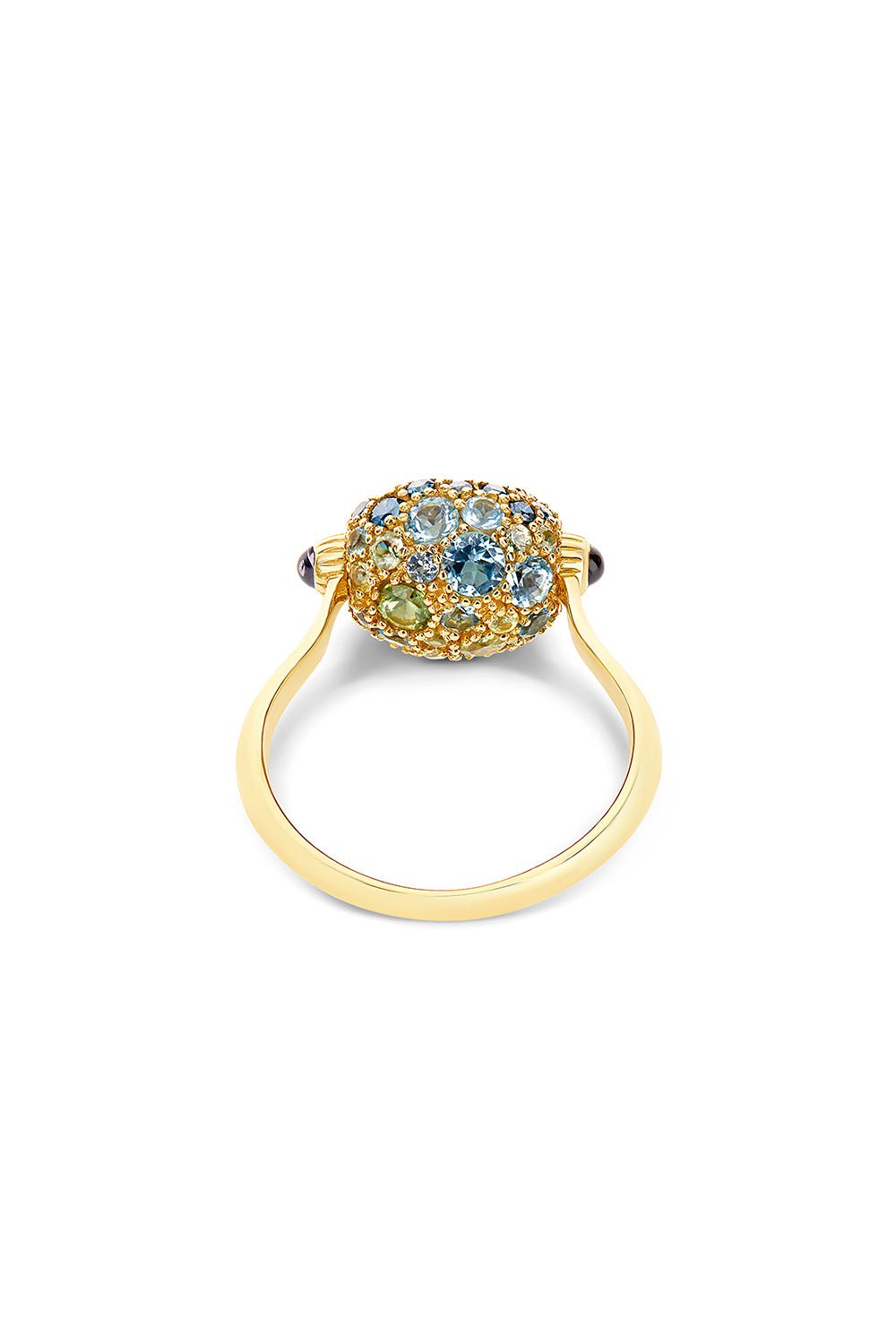 NANIS-Reverse Topaz Double-Face Ring-YELLOW GOLD