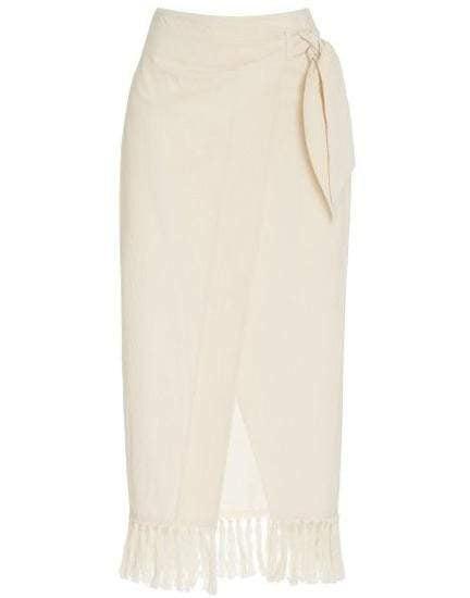 NANUSHKA-Randi Organic Cotton Wrap Skirt-