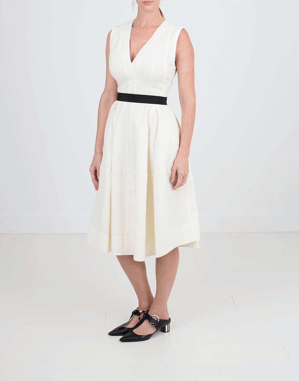 NARCISO RODRIGUEZ-Crushed Wool Dress-