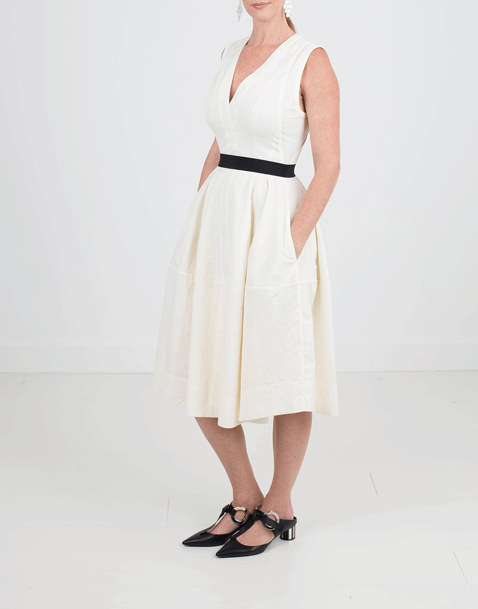 NARCISO RODRIGUEZ-Crushed Wool Dress-