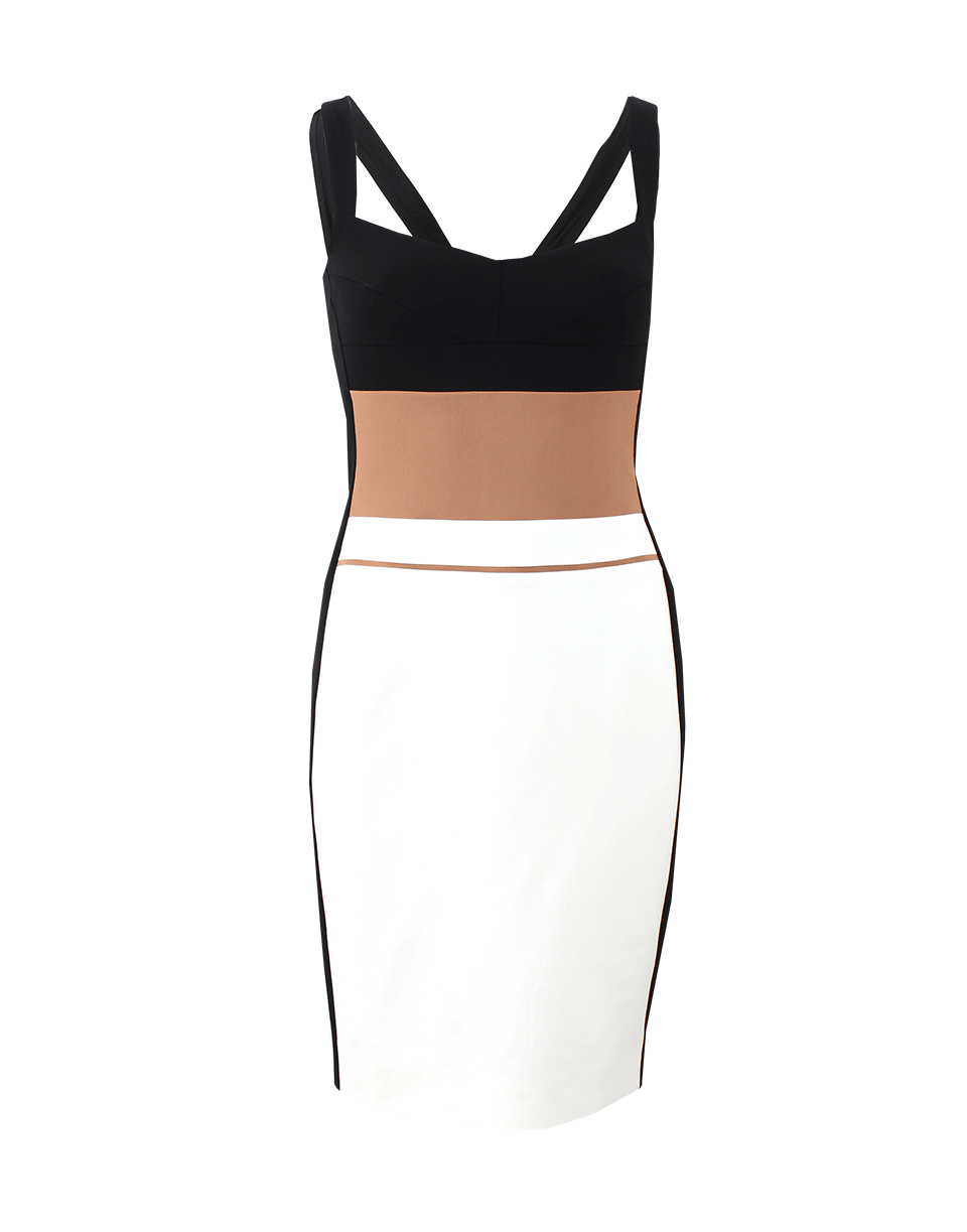 NARCISO RODRIGUEZ-Banded Scuba Dress-