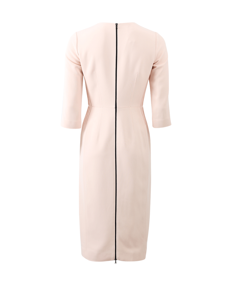NARCISO RODRIGUEZ-Pin-Tuck Crepe Dress-