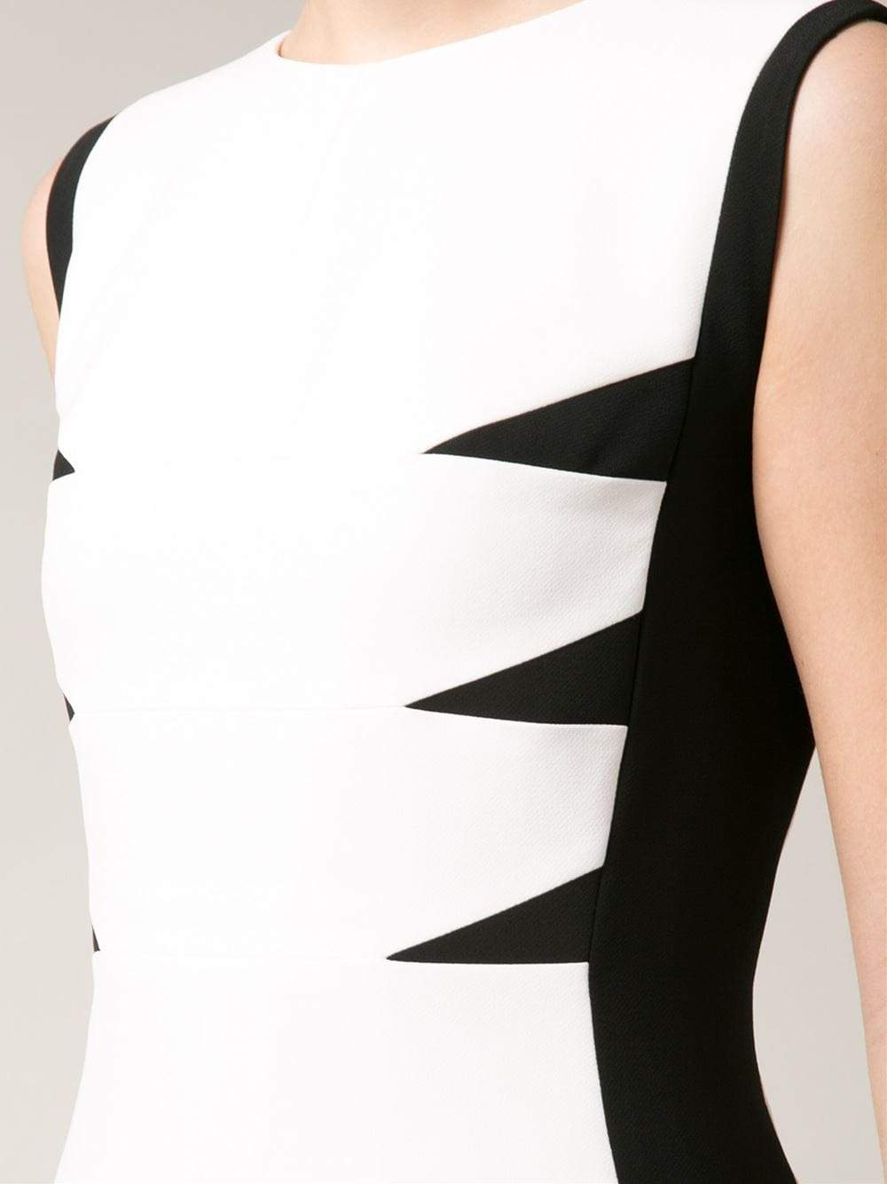 NARCISO RODRIGUEZ-Triangular Inset Scuba Dress-