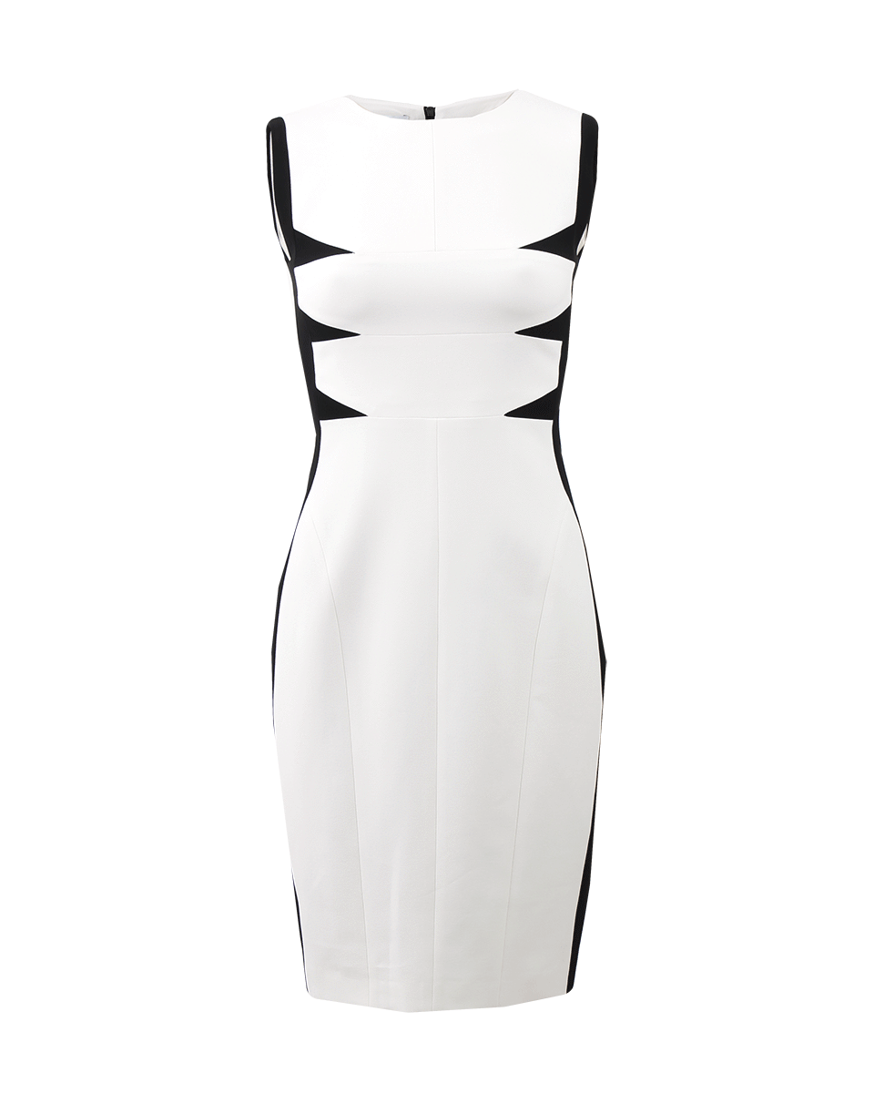 NARCISO RODRIGUEZ-Triangular Inset Scuba Dress-