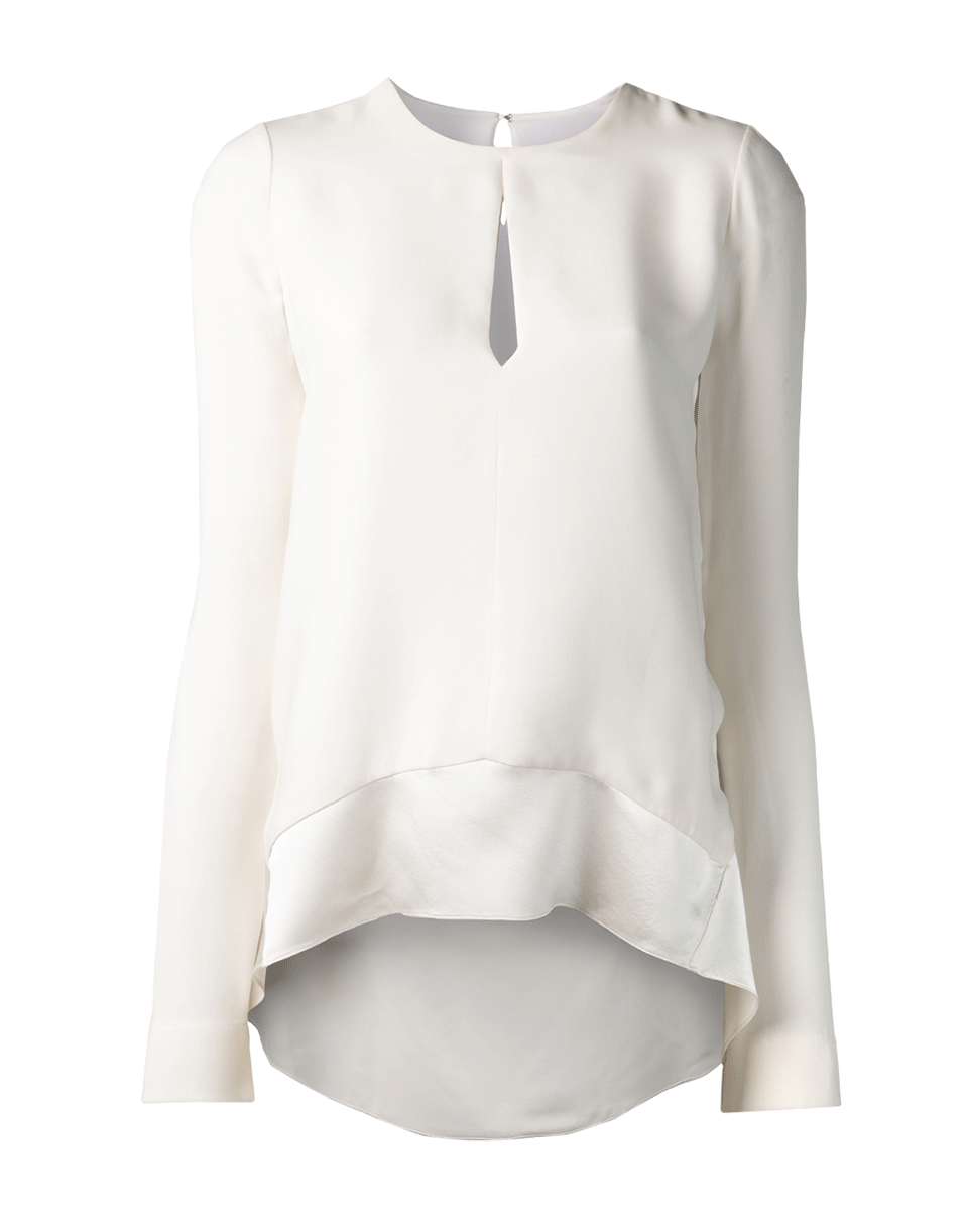 NARCISO RODRIGUEZ-Crewneck Blouse-