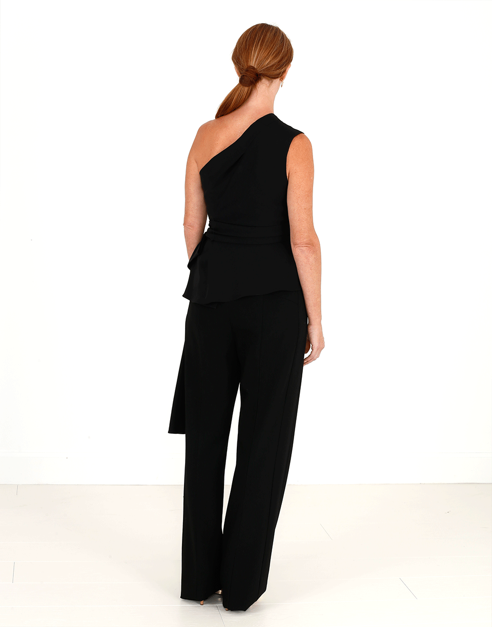 NARCISO RODRIGUEZ-One Shoulder Tie Waist Top-