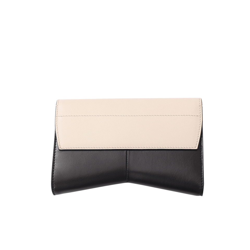 NARCISO RODRIGUEZ-Rachel Evening Clutch-NUDE/BLK