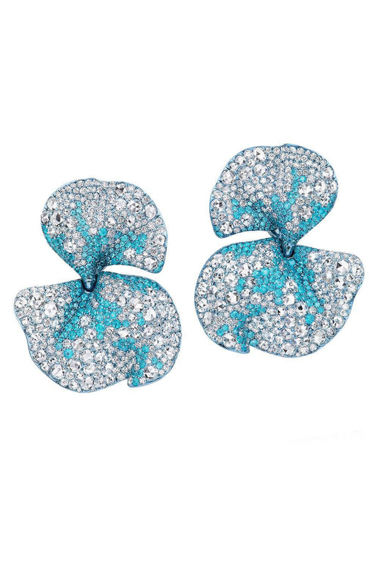 Paraiba Tourmaline Ceruleo Earrings-TITANIUM-JEWELRYFINE JEWELEARRING-NEHA DANI