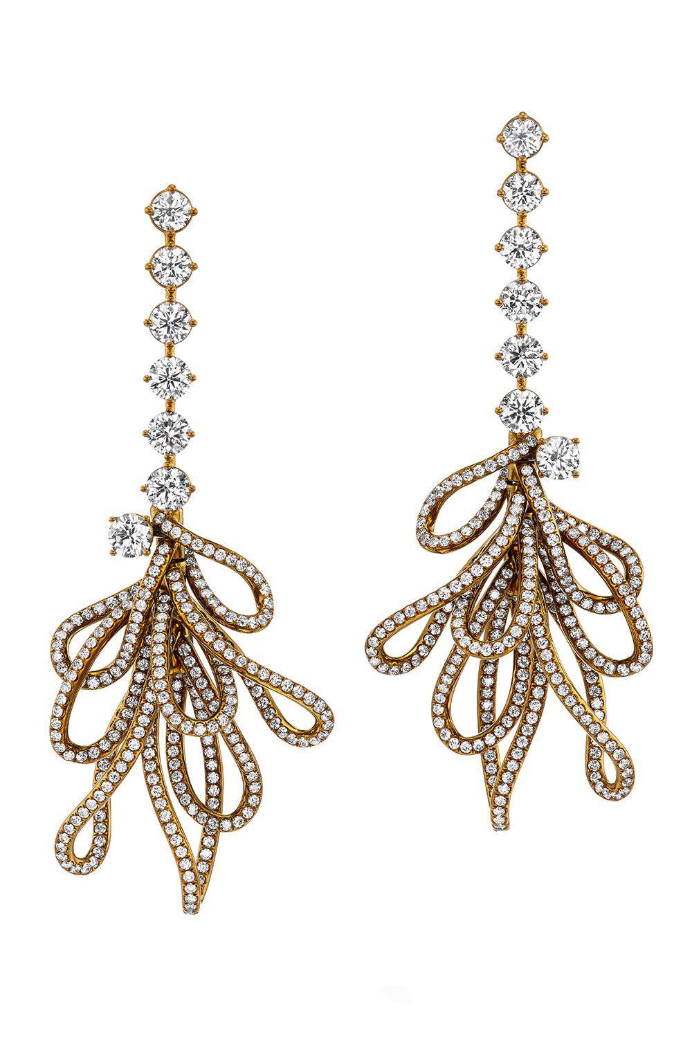 Round Diamond Etereo Zuri Earrings-TITANIUM-JEWELRYFINE JEWELEARRING-NEHA DANI