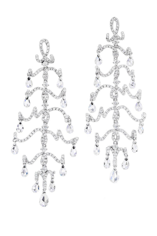 Diamond Inara Earrings-WHITE GOLD-JEWELRYFINE JEWELEARRING-NEHA DANI