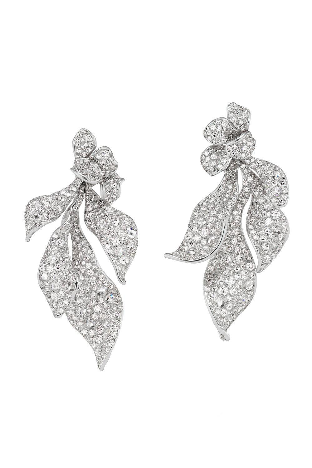 Diamond Neptune Earrings-WHITE GOLD-JEWELRYFINE JEWELEARRING-NEHA DANI