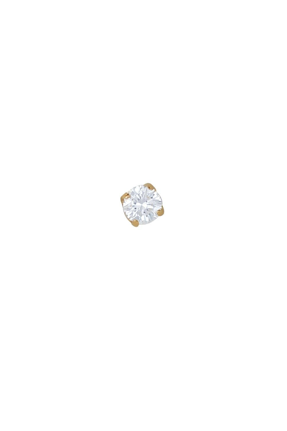 Diamond Prong Piercing-YELLOW GOLD-JEWELRYFINE JEWELPIERCING-NEOMETAL
