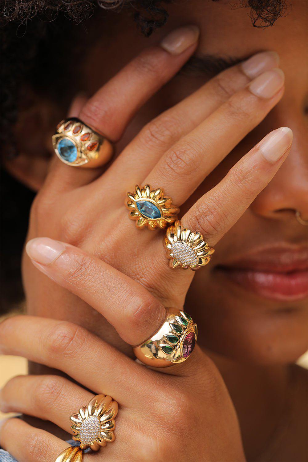 NEVERNOT-Diamond Ready To Imagine Ring-YELLOW GOLD