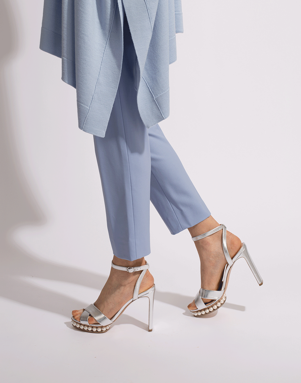 NICHOLAS KIRKWOOD-Silver Casati Pearl Platform Sandal-