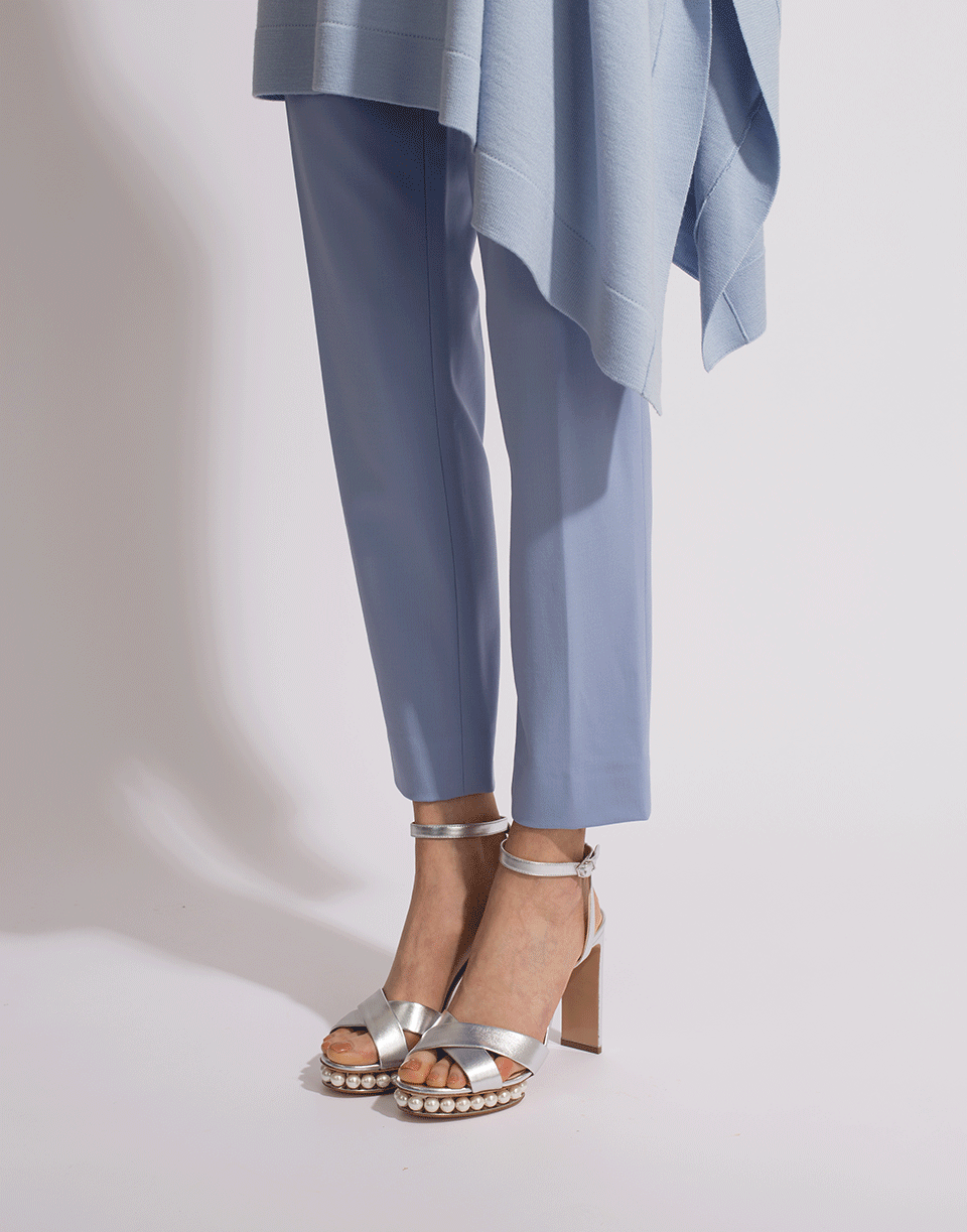NICHOLAS KIRKWOOD-Silver Casati Pearl Platform Sandal-