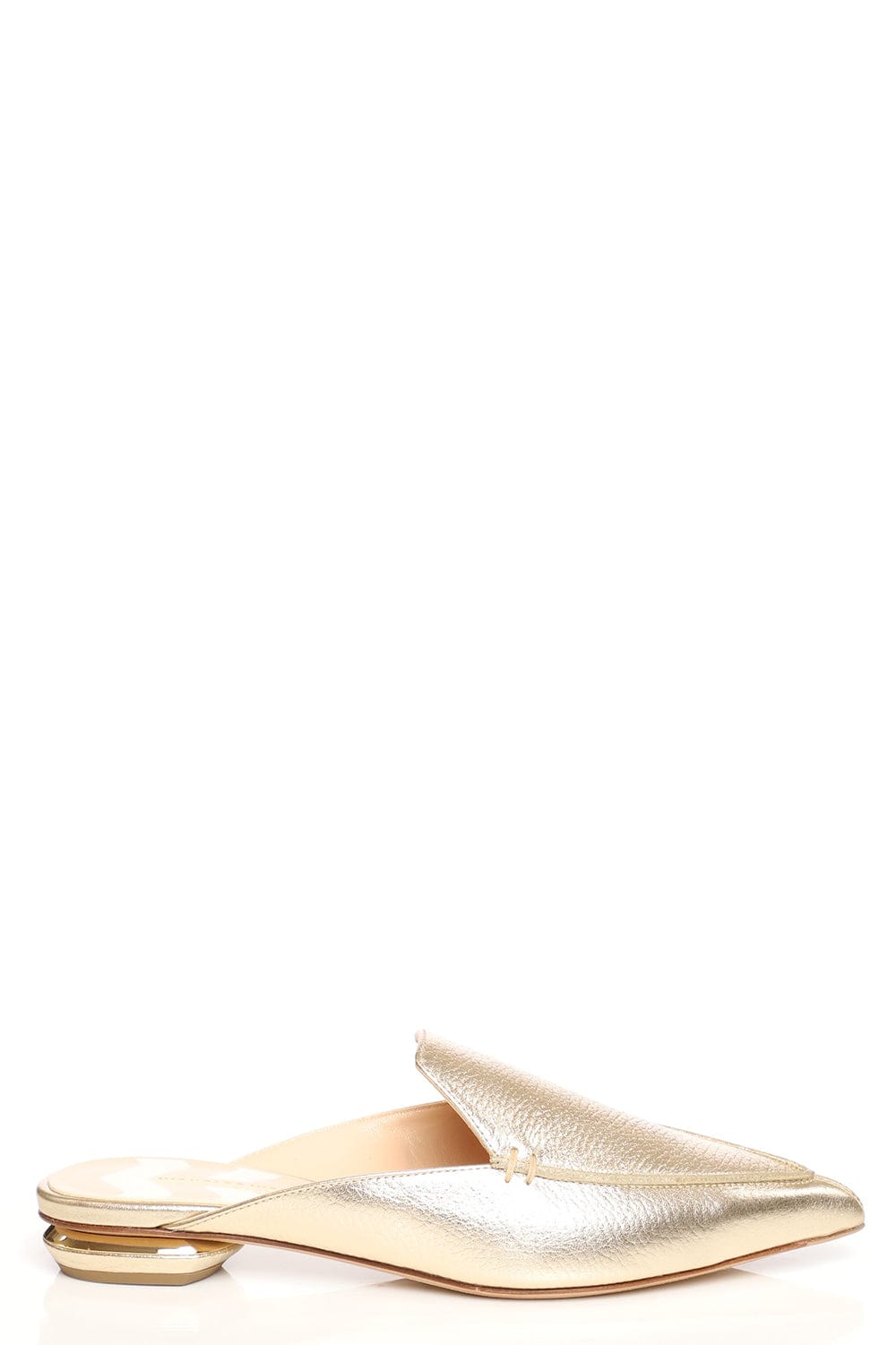 NICHOLAS KIRKWOOD-Beya Flat Mule - Platino-