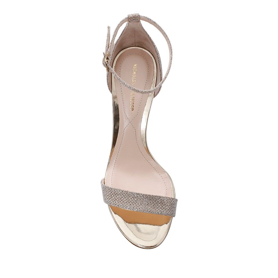 NICHOLAS KIRKWOOD-Penelope Pearl Lurex Sandal-