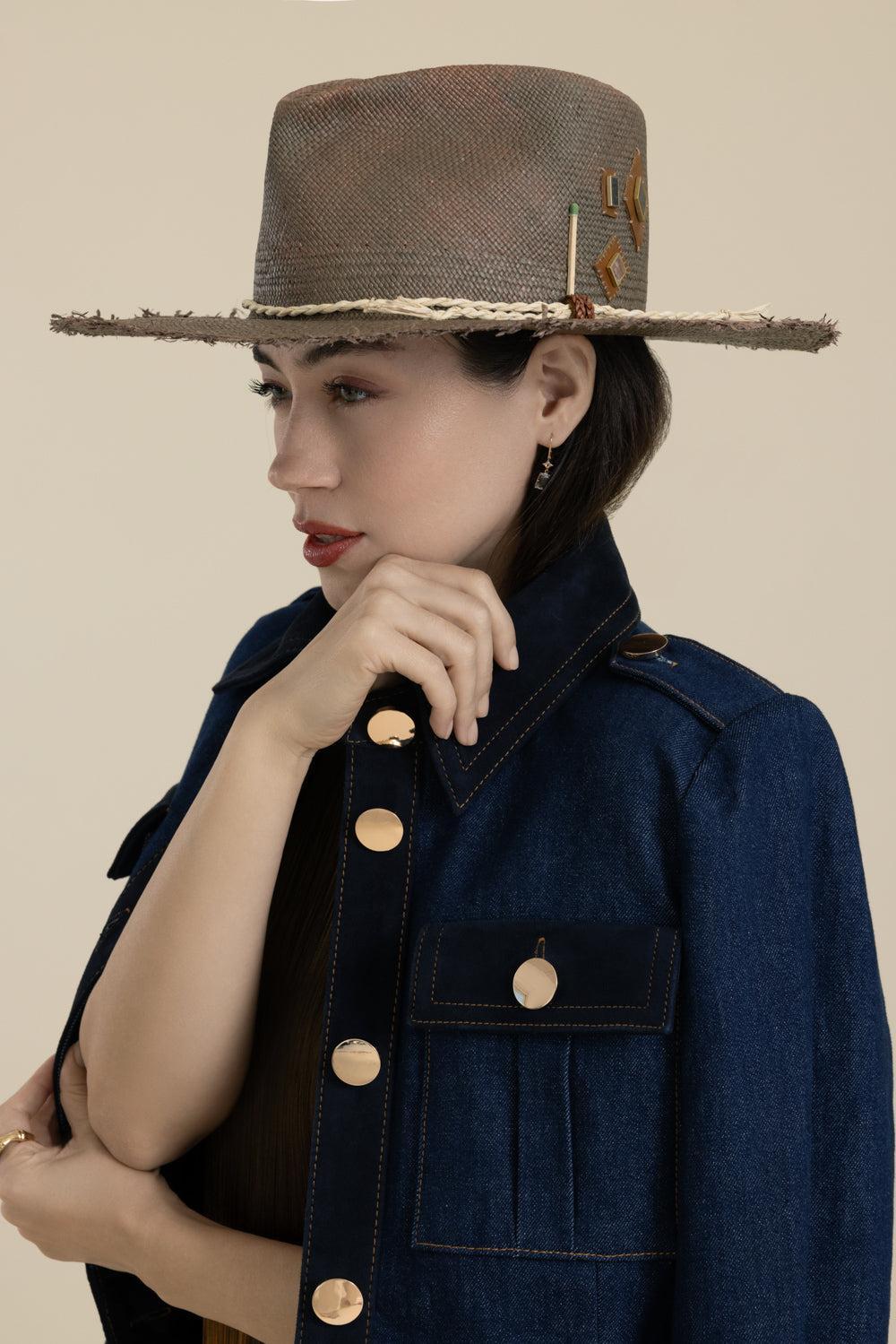 Tri-Sonata Hat-BROWN-56-ACCESSORIEHEADWEAR-NICK FOUQUET
