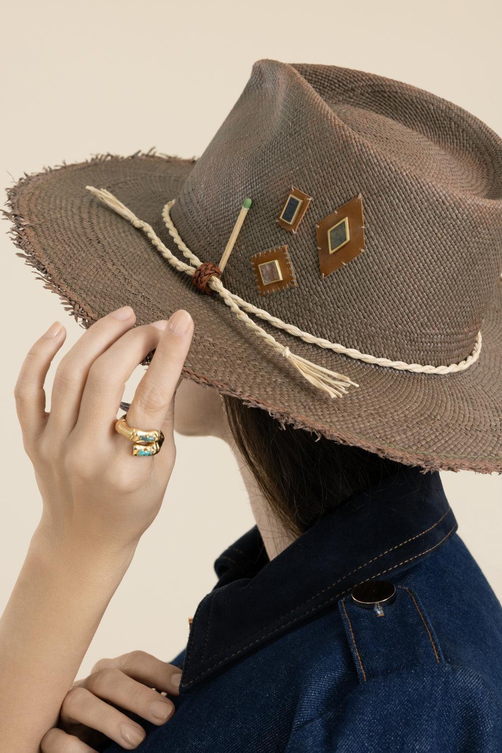 Tri-Sonata Hat-BROWN-56-ACCESSORIEHEADWEAR-NICK FOUQUET