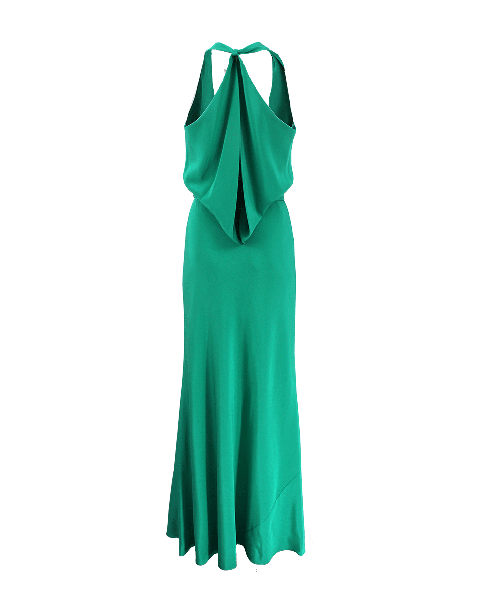 NICOLE MILLER-Cowl Neck Maxi Dress-