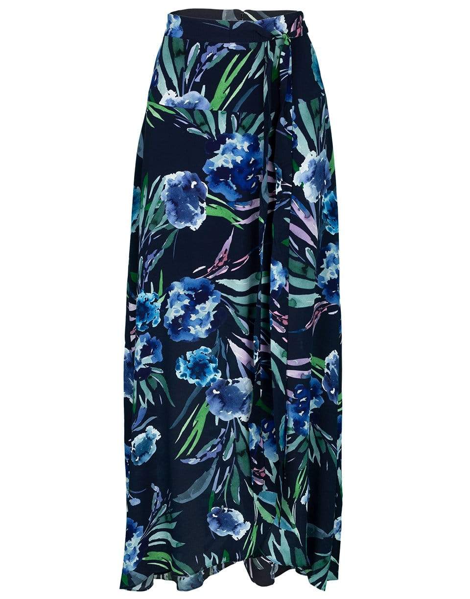 NICOLE MILLER-Long Print Skirt-