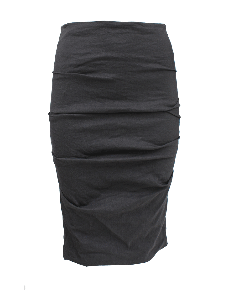 NICOLE MILLER-Signature Tucked Skirt-