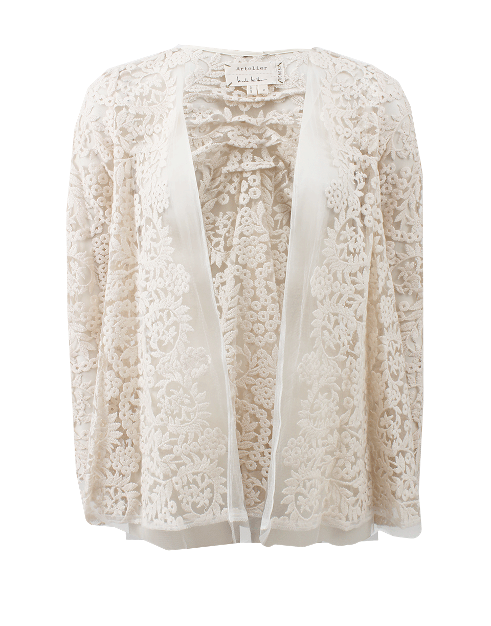 NICOLE MILLER-Lace Cardigan-