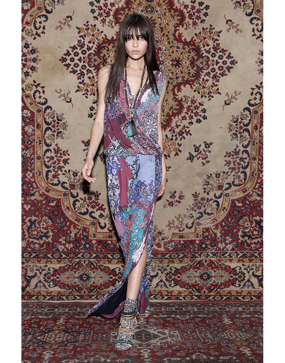 NICOLE MILLER-Magic Carpet Draped Top-