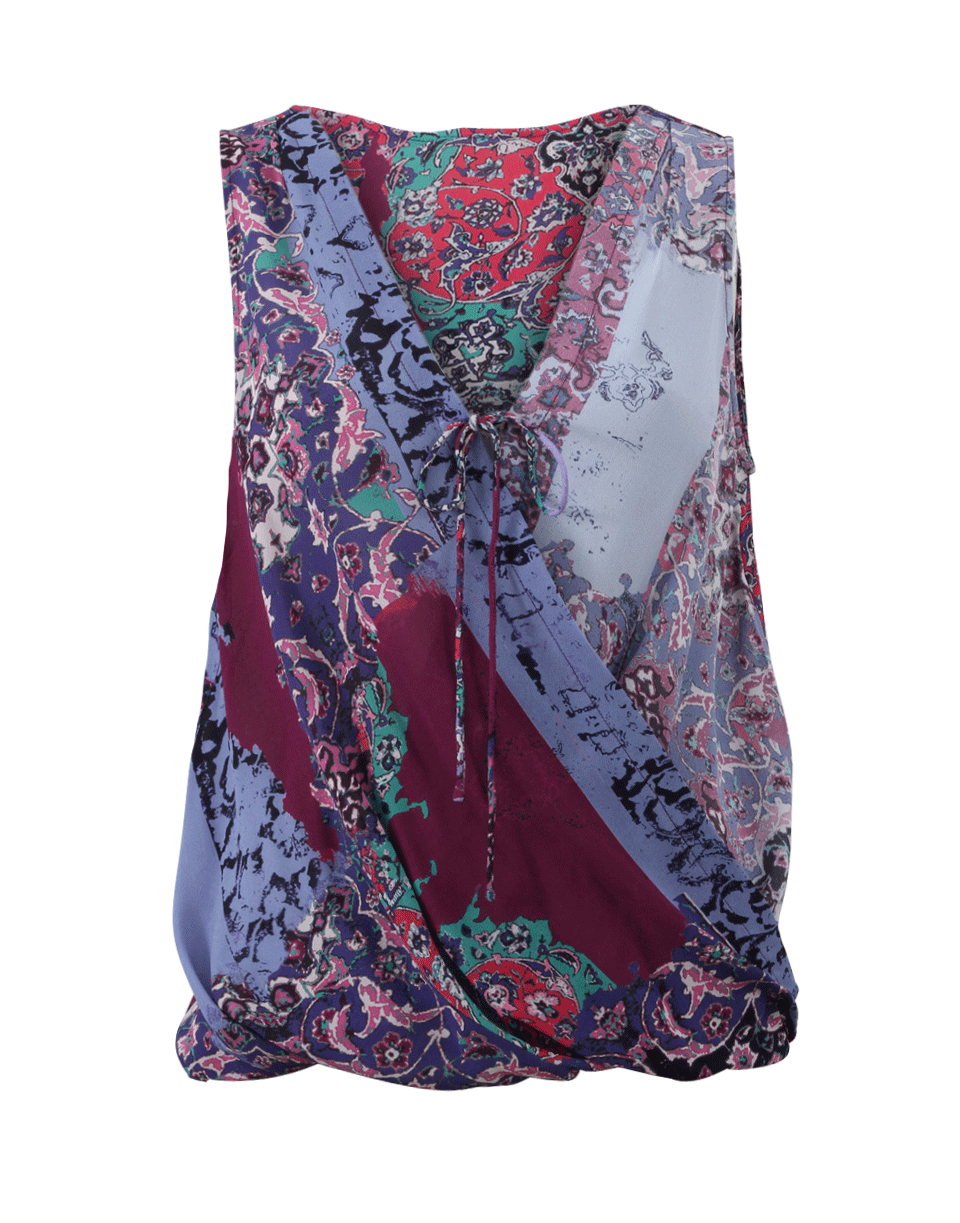 NICOLE MILLER-Magic Carpet Draped Top-