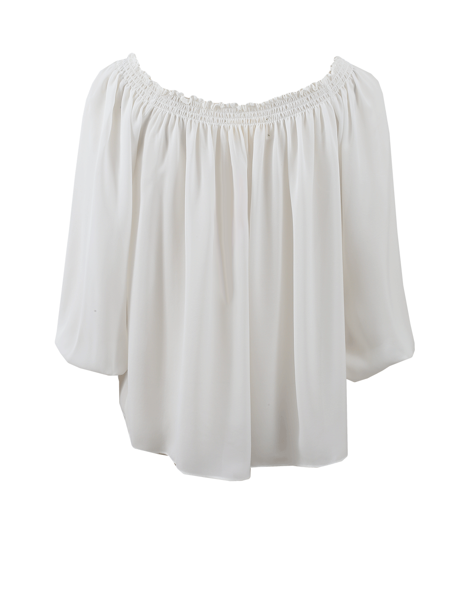 NICOLE MILLER-Rocky Off Shoulder Smock Top-