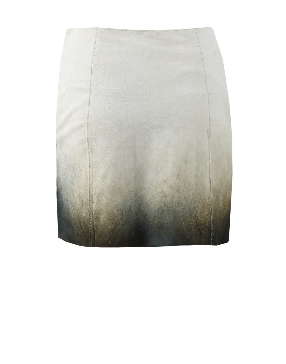 NIGEL PRESTON & KNIGHT-Mini Skirt With Paint Hem-MONSOON