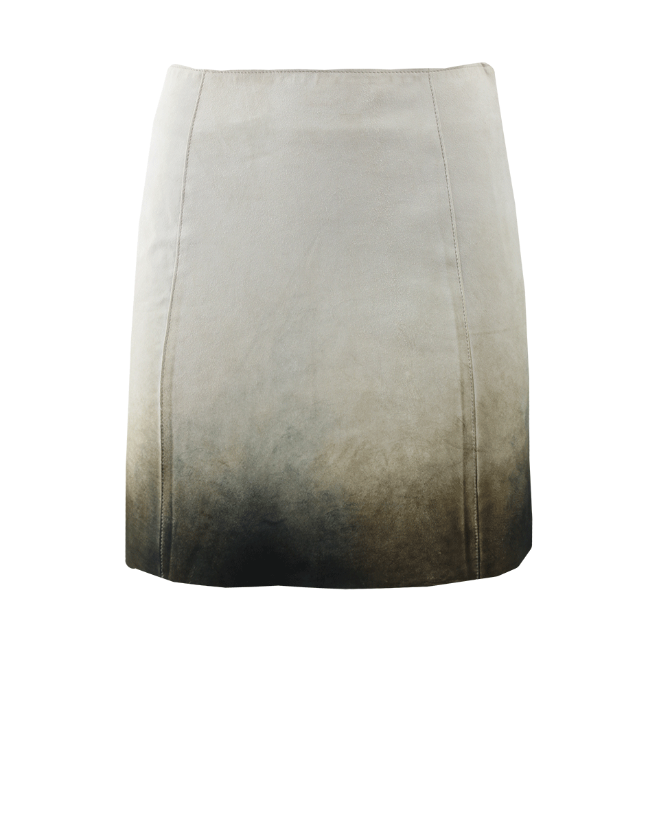 NIGEL PRESTON & KNIGHT-Mini Skirt With Paint Hem-MONSOON