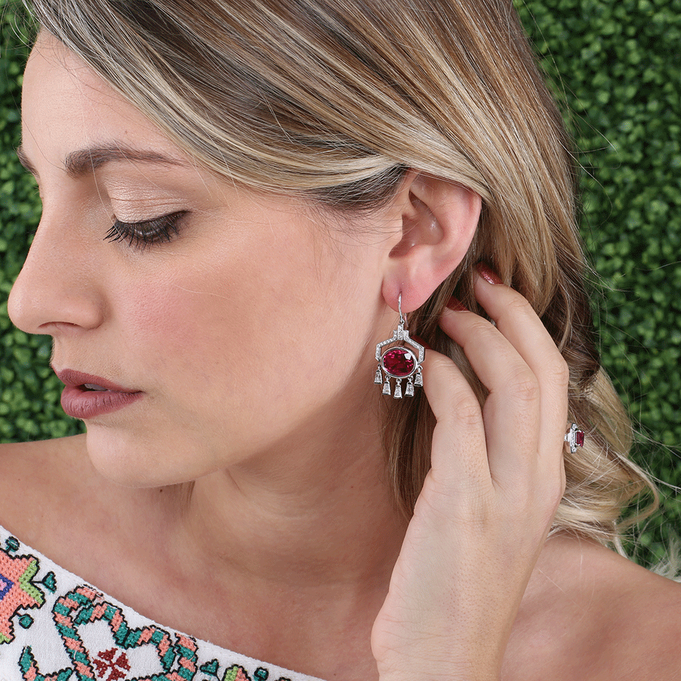 NIKOS KOULIS-Yesterday Earrings-WHITE GOLD