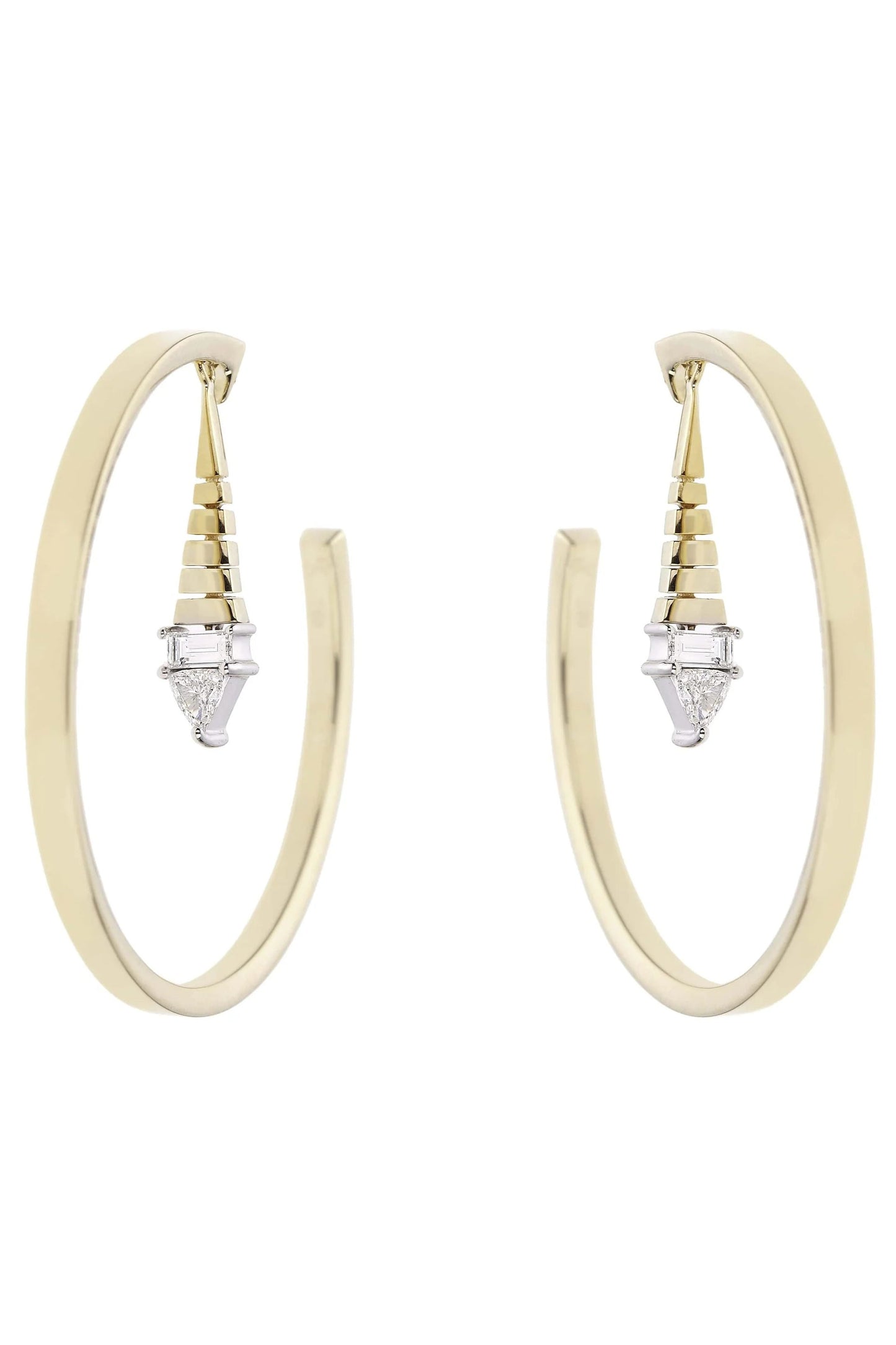 NIKOS KOULIS-Energy Hoops-YELLOW GOLD
