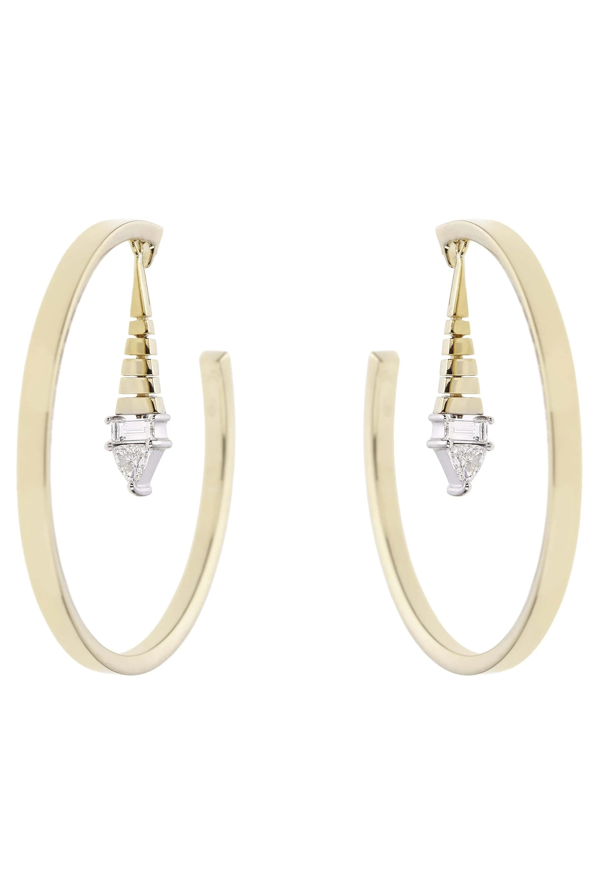 NIKOS KOULIS-Energy Hoops-YELLOW GOLD