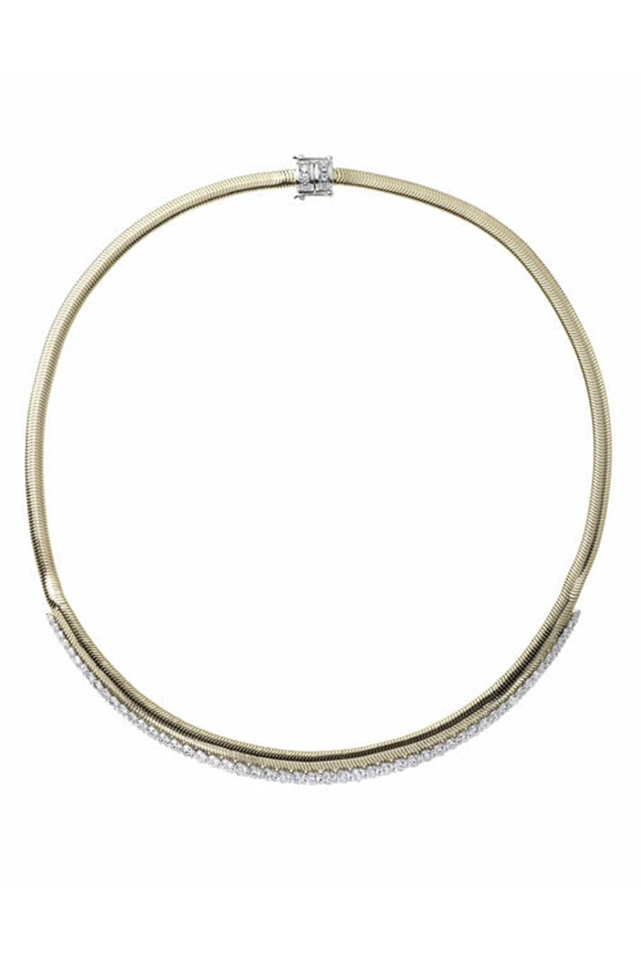 NIKOS KOULIS-Feelings Diamond Necklace-YELLOW GOLD