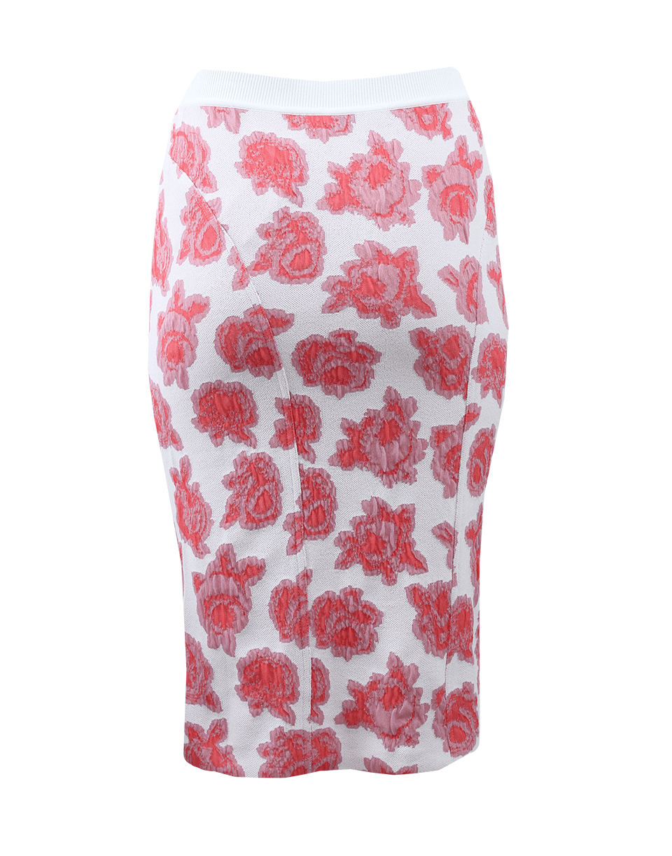NINA RICCI-Pull-On Floral Skirt-
