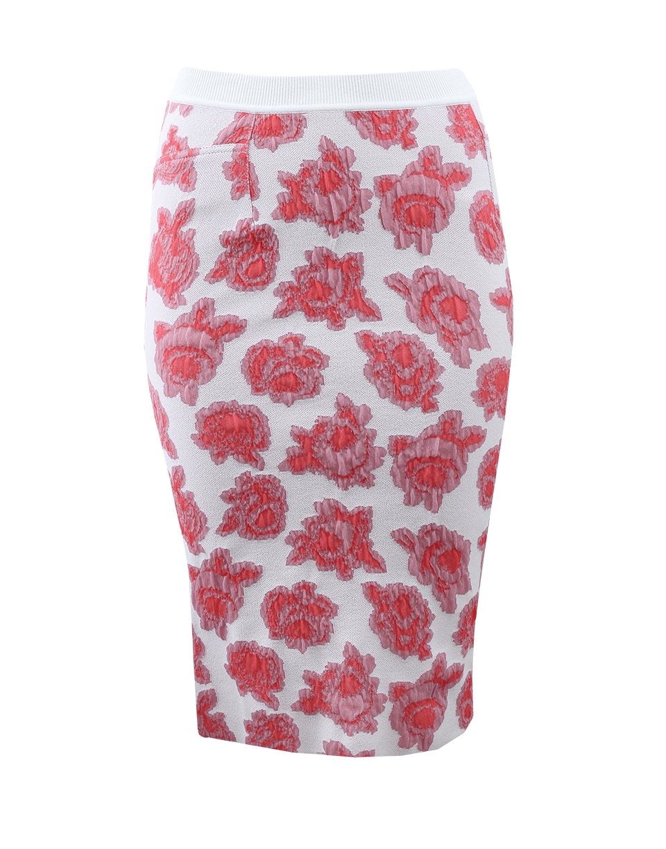 NINA RICCI-Pull-On Floral Skirt-