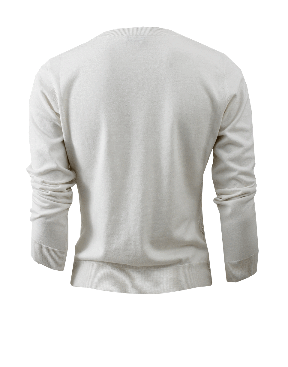 NINA RICCI-Cardigan With Lace Sides-