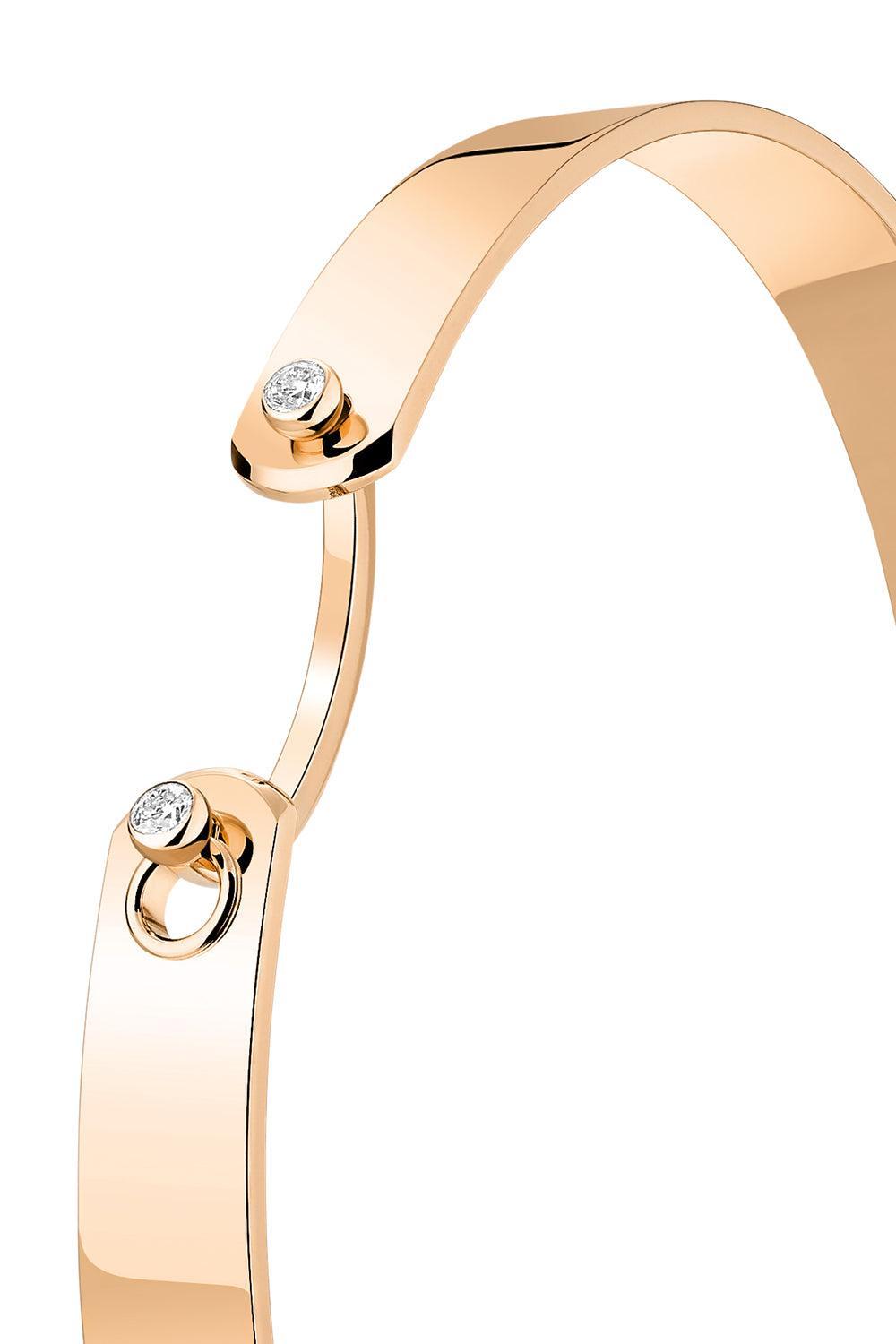 Monday Morning GM Mood Bangle Bracelet - Rose Gold-ROSE GOLD-15-JEWELRYFINE JEWELBRACELET O-NOUVEL HERITAGE