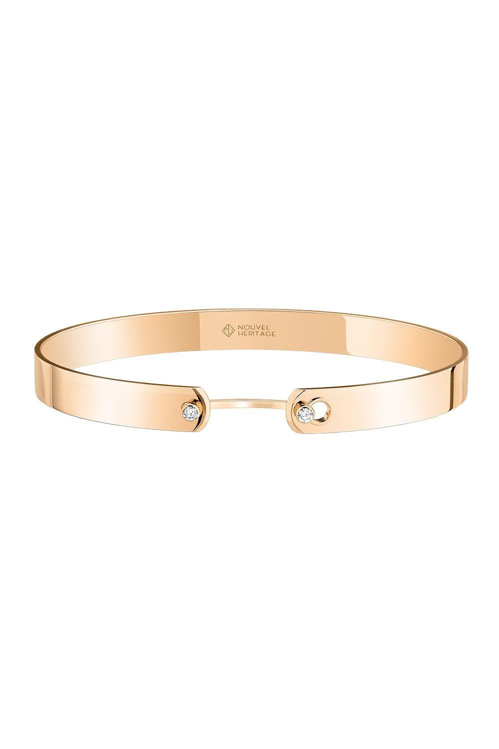 Monday Morning GM Mood Bangle Bracelet - Rose Gold-ROSE GOLD-15-JEWELRYFINE JEWELBRACELET O-NOUVEL HERITAGE
