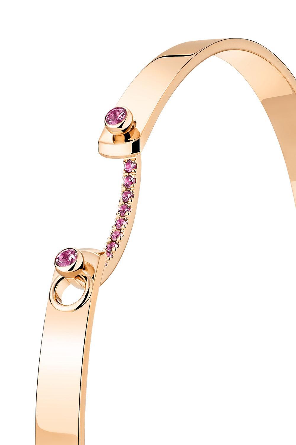 Baby Pink Mood Bangle Bracelet - Rose Gold-ROSE GOLD-16-JEWELRYFINE JEWELBRACELET O-NOUVEL HERITAGE