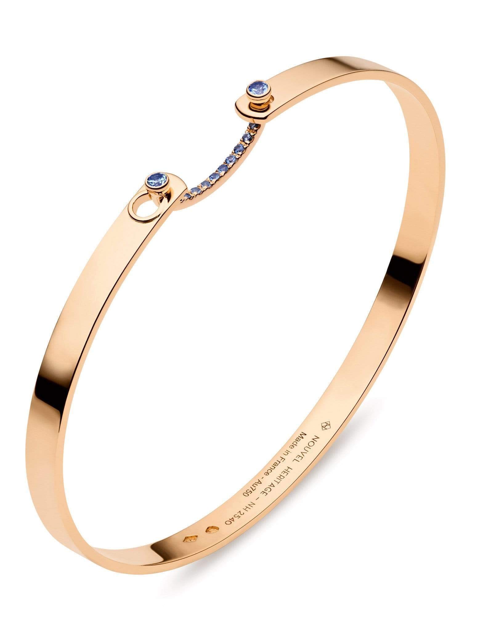 NOUVEL HERITAGE-Baby Blue Mood Bangle-ROSE GOLD