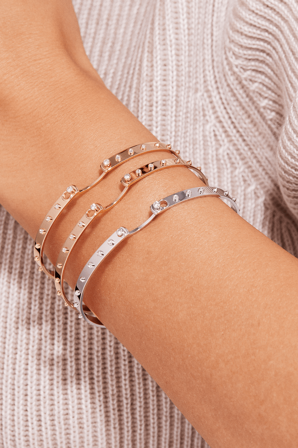 NOUVEL HERITAGE-Brunch in NY Mood Bangle-ROSE GOLD