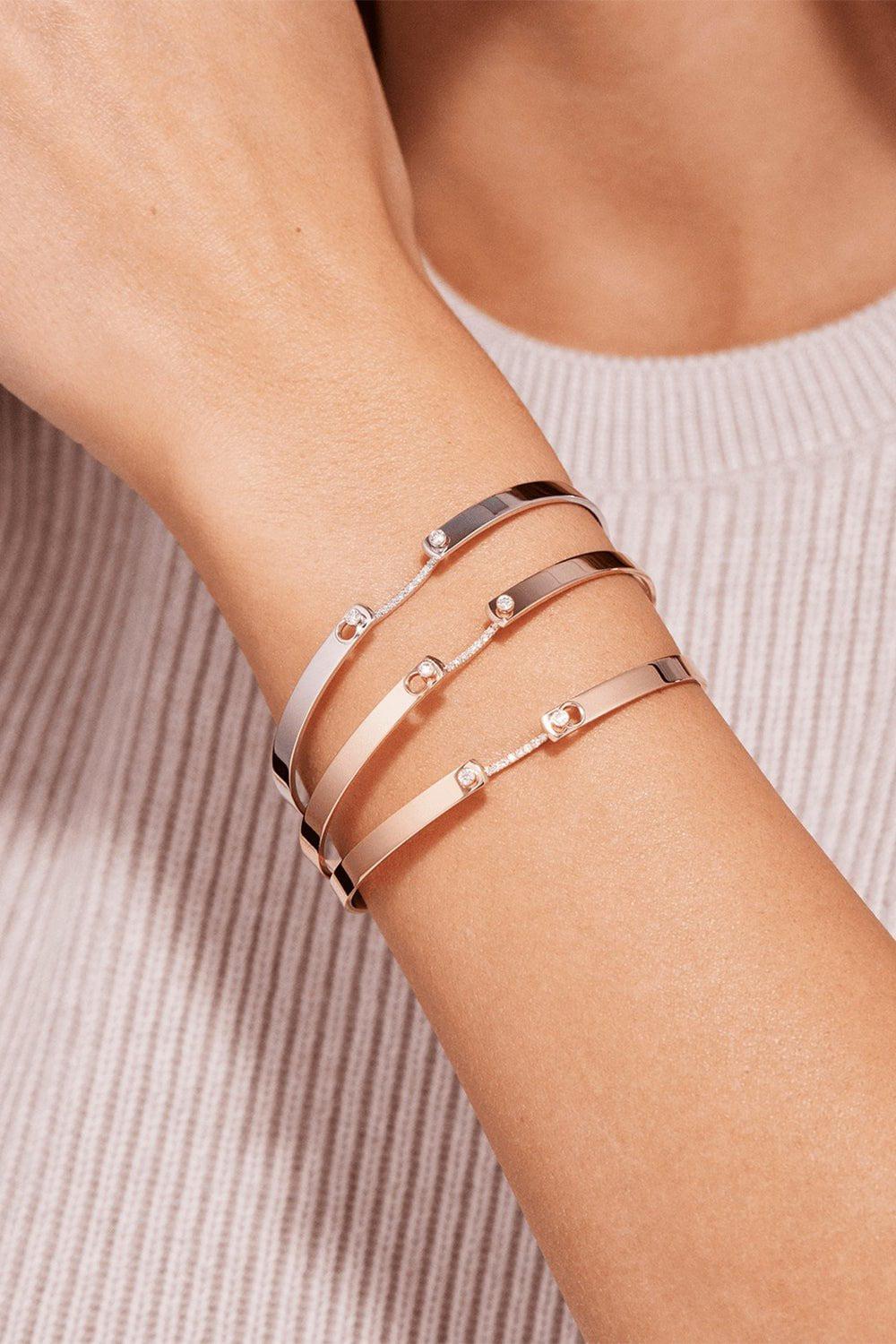 NOUVEL HERITAGE-Business Meeting Mood Bangle-ROSE GOLD