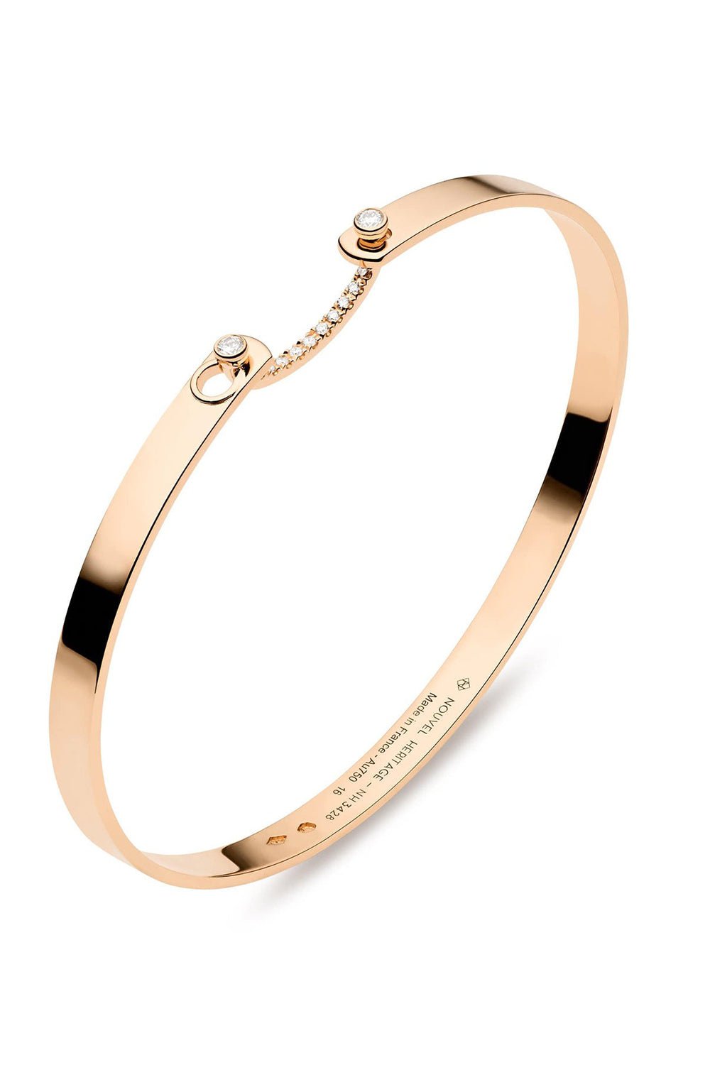 NOUVEL HERITAGE-Business Meeting Mood Bangle-ROSE GOLD