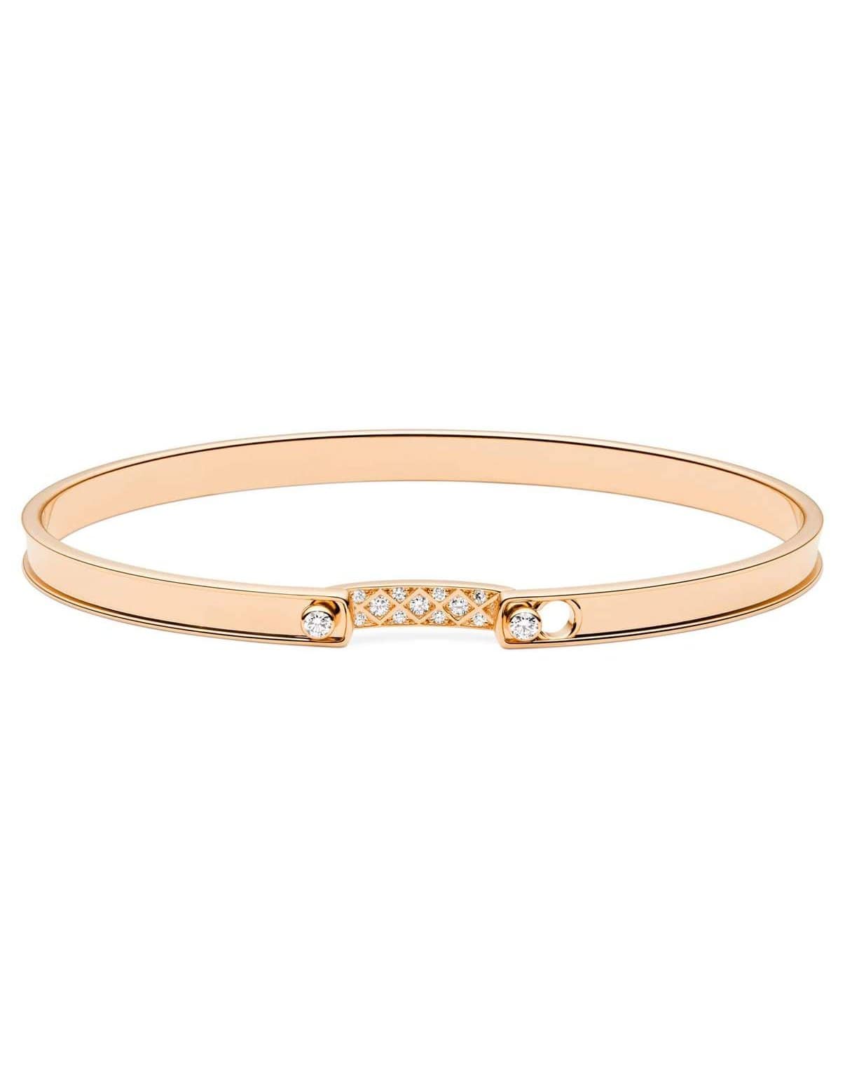 NOUVEL HERITAGE-Parisian Stoll Mood Bangle-ROSE GOLD