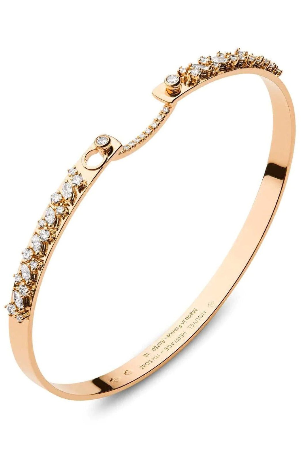 NOUVEL HERITAGE-Under the Stars Mood Bangle-ROSE GOLD