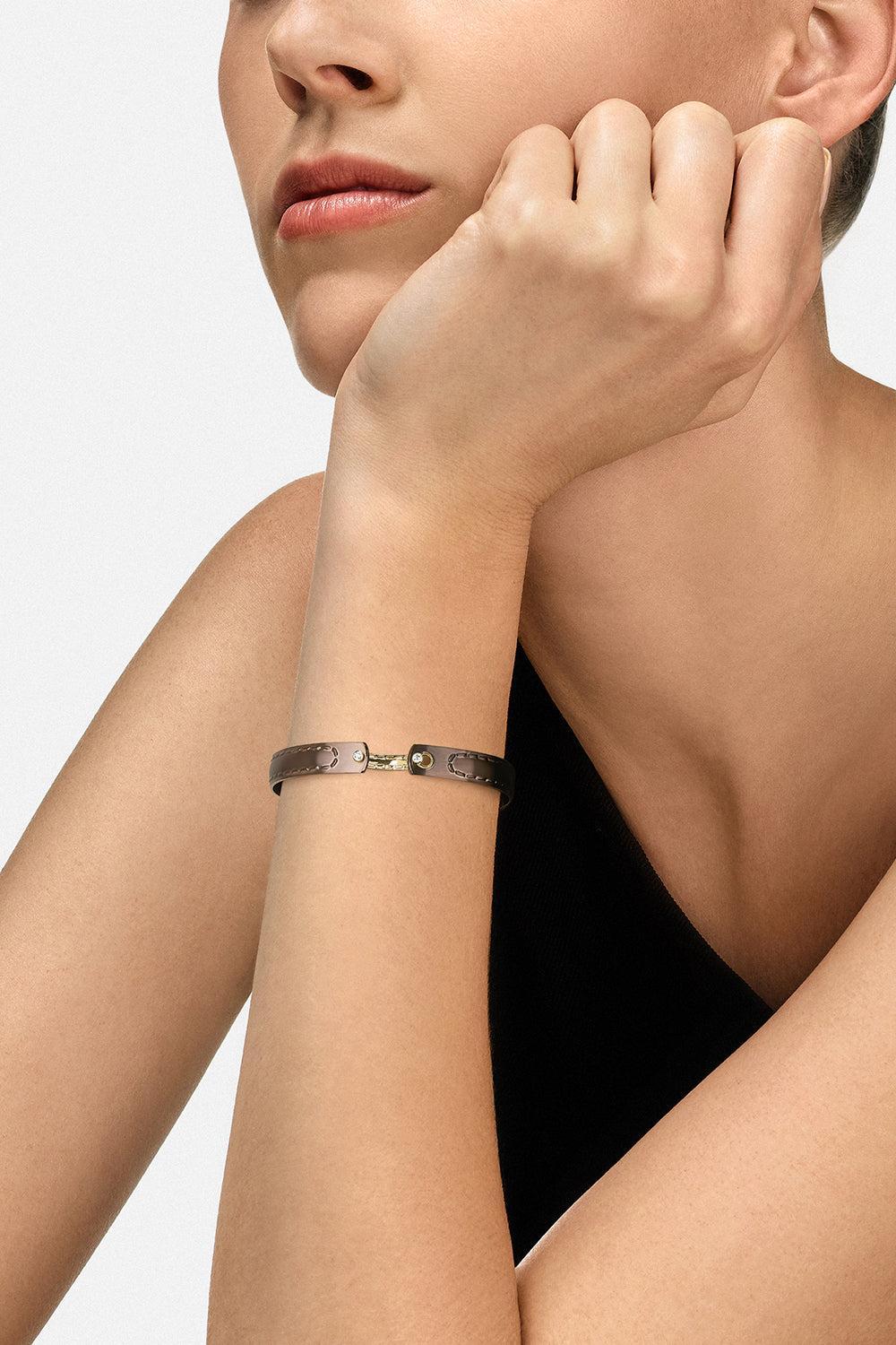 On The Rocks Mood Bangle Bracelet-YELLOW GOLD-JEWELRYFINE JEWELBRACELET O-NOUVEL HERITAGE