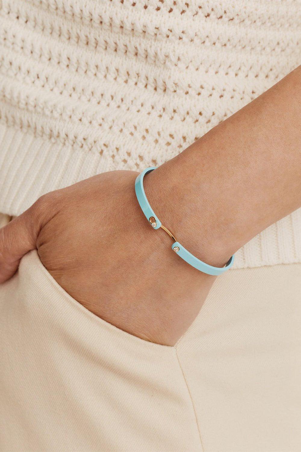 NOUVEL HERITAGE-Afternoon Swim Mood Bangle-TITANIUM